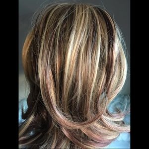 Copper/Brown/Blonde Clip on Ponytail